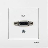 Viko Karre/meridian Beyaz Vga Konnektör Mekanizma (çerçeve Hariç) 90967166