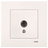 Viko Karre/meridian Krem Tv Geçişli 8db Mekanizma ( Çerçeve Hariç ) 90967259