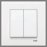 Viko Lampa Elektrik - Viko Karre Ikili Anahtar Beyaz Çerçeveli - 1 Adet