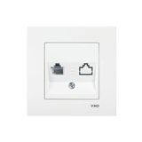Viko Mekanizma 90967413 Meridian Karre Numeris Telefon Prizi