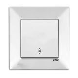 Viko Meridian Beyaz Çocuk Korumalı Vavien Anahtar (5'Li Paket)