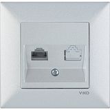Viko Meridian Viko Karre Beyaz Tekli Data Prizi (RJ45 Cat6)