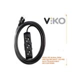 VİKO MULTİ-LED 3-LÜ 10 METRE TOPRAKLI UZATMA SEYYAR (3X2.5 TTR BAKIR-ALEMİNYUM KARIŞIMI KALİN KABLO)