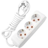 Viko Multi-Let 3 Lü 3*1,5 mm Ttr 10 Metre Uzatma Kablosu Seyyar Uzatma Kablosu - Çok Renkli