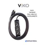 Viko Multi-let 3'lü Topraklı 1 Metre Kablolu Çocuk Korumalı Priz