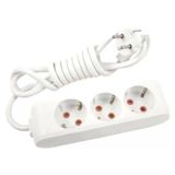 Viko Multi-let 3'lü Topraklı Çocuk Korumalı 2 Metre Beyaz Grup Priz