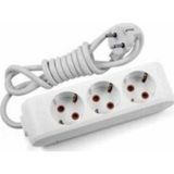 Viko Multi-let 3'lü Topraklı Çocuk Korumalı 3 Metre Beyaz Grup Priz