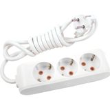 Viko Multi-Let 3'lü Topraklı Çocuk Korumalı 5 mt Beyaz 4 Adet Priz