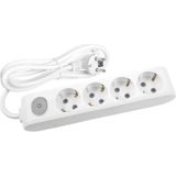 Viko Multi-let 4'lü Grup Priz Anahtarlı Topraklı Çocuk Korumalı 4 Metre Beyaz