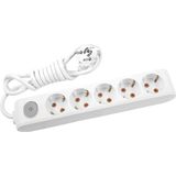 Viko Multi-Let 5'li Anahtarlı Topraklı Ç.k. Grup Priz - 5 Metre