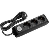 Viko Multi-let 5'li Topraklı Çocuk Korumalı 1 Metre Beyaz Grup Priz