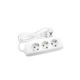 Viko MULTI-LET Topraklı Kablolu Çocuk Korumalı 1 mt 3'lü Priz