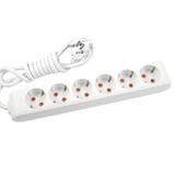 Viko Multi-Let Topraklı Kablolu Çocuk Korumalı Altılı Priz