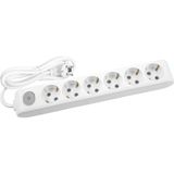 Viko MULTILET-022 2 mt Uzatma Kablosu Altılı Anahtarlı Topraklı Çocuk Korumalı Priz
