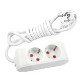 Viko Multilet İkili Topraklı 3 m Çocuk Korumalı Priz
