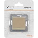 Viko Novella Bronz IşIk Anahtar Mekanizma+Düğme Kapak Çabuk Bağlantı