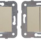 Viko Novella Bronz Komütatör Mekanizma+Düğme Kapak Çabuk Bağlantı 2li paket