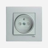 Viko Novella Füme Çocuk Korumalı Ups Priz (4'Li Paket)