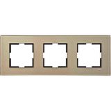 Viko Novella Glass Gold Frame Triple