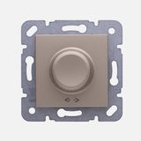 Viko Novella/Trenda Bronz PRO Dimmer RL 20-500W Mekanizma+Düğme/Kapak