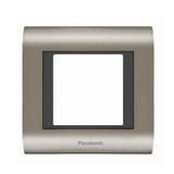 Viko Panasonic Thea 2 m Sistema Serisi İnox Füme Çerçeve