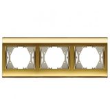 Viko Panasonic Thea Blu Gold + Dore Üçlü Çerçeve