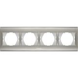 Viko Panasonic Thea Blu Inox Dörtlü Çerçeve