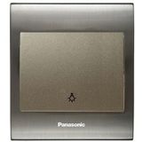 Viko Panasonic Thea Blu Light Inox Beyaz Kapak Dore Anahtar Çerçeve