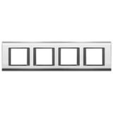 Viko Panasonic Thea Sistema 4x2 m Chrome Füme Çerçeve