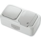 Viko Sıva Üstü Anahtar ve Topraklı Kombine Priz