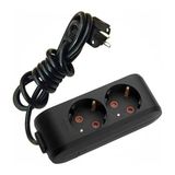 Viko Siyah İkili 2 m Grup Priz