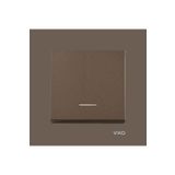 VİKO Viko Artline Novella Antrasit Işıklı Anahtar ÇERÇEVELİ