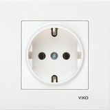 Viko Viko Karre Topraklı Priz - 90967X08 Krem