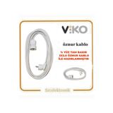 VİKO Viko TEKLİ Uzatma Seyyar Kablo (3 METRE) ( 3X2.5 TTR Öznur Kablo Tam Bakır) Ttr Kablo Tseli Ho5Vv-