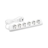 Viko VİKO0149 Topraklı Çocuk Korumalı Klemensli Multi-Let Altılı Priz
