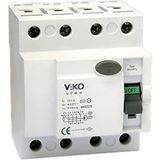 Viko VTR4-100300 4X100 A 300 Ma Ac Tipi Kaçak Akım Rölesi - Beyaz