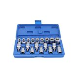 Vıktec 1/2 Torx ve E Lokma Takımı 19 Parça (T20-T25-T27-T30-T40-T45-T50-T55-T60-T70)