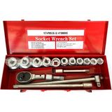 Vıktec 3/4'' Ağır Lokma Takımı 17 Parça Krom Vanadyum Çelik 6 Köşeli Kalite