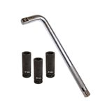 Vıktec 4 Parça 380 mm Lastik Bijon Anahtarı 17MM 19MM 21MM Lokmalı