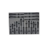 VIKTEC RİCO Tornavida Takımları Uyumlu EVA Sünger Organizer (Düz - Yıldız - Torx - Lokma Tornavida Uyumlu)