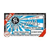 Viktoria 10-13 gr Mavi Orta Toz Kumaş Boyası Renkli Kumaşlar İçin Kullanım Kolaylığı