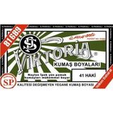 Viktoria 2pk Haki Kumaş Boyası ve 1pk Fiske Sabitleme ile Sanatsal Boyama Seti