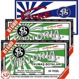 Viktoria 2pk Yeşil Kumaş Boyası ve 1pk Fiske Sabitleme ile Mükemmel Renk Uygulaması
