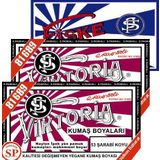Viktoria Kumaş Boyası Şarabi Koyu 2Pk+Fiske Sabitleme 1Pk