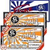 Viktoria Kumaş Boyası Turuncu 2Pk+Fiske Sabitleme 1Pk