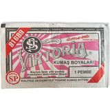 Viktoria Renkli Kumaş Boyası N.1 Pembe 1 Paket Yüksek Kalite ile Mükemmel Boyama