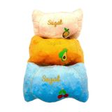 Vikvik Hışırtı Sesli Yastık Peluş Köpek Oyuncağı Seti 3'lü Set