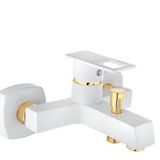 Vilas Trento Elit Beyaz Gold Mix Duş Banyo Bataryası