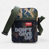 Vildget Kamuflaj File ve Slogan Detaylı Çapraz Çanta Crossbody Bag 18X14X5 - Askeri Kamuflaj