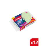 Vileda 12 Paket 2 Li Parlak Konfor Oluklu Bulaşık Süngeri
